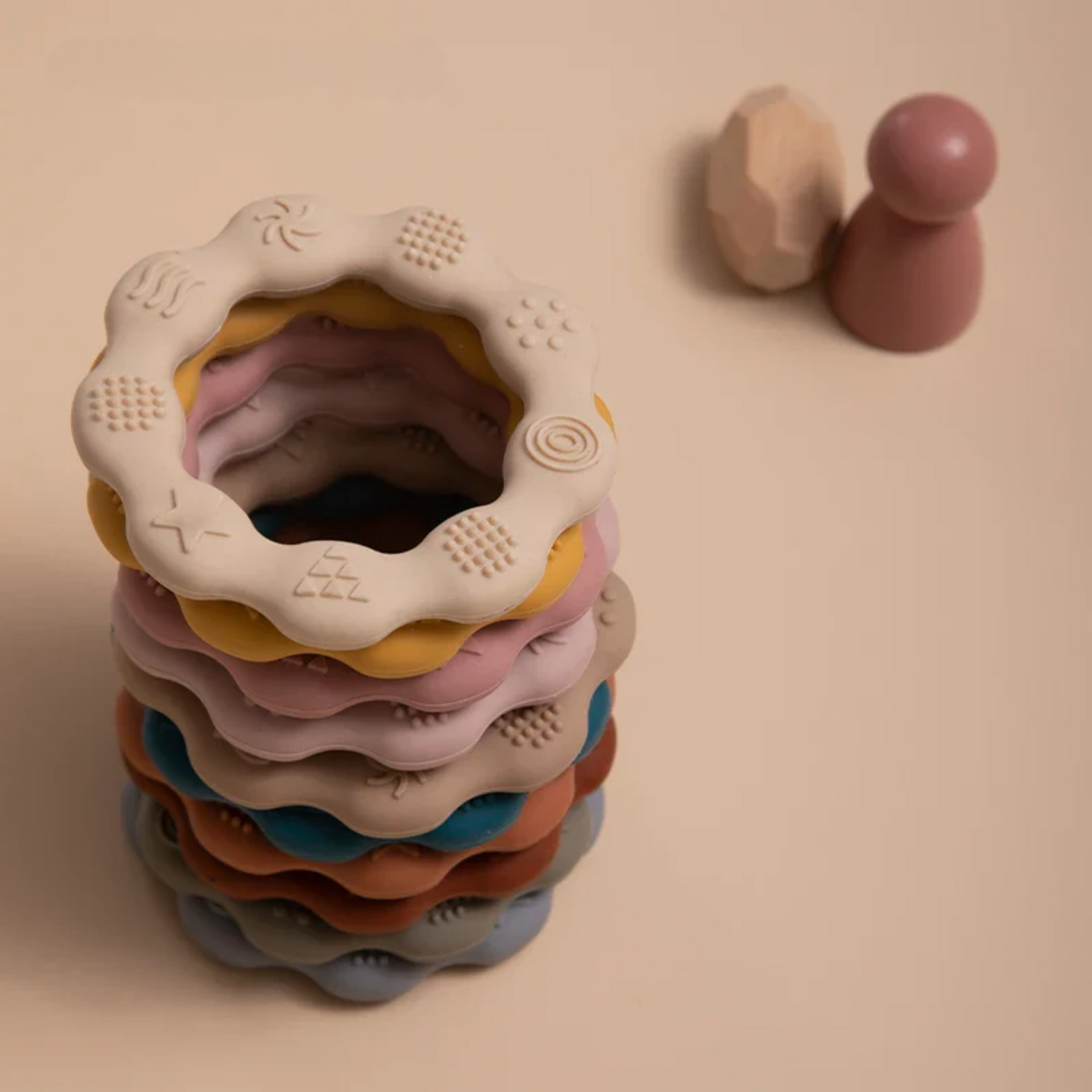 LittleSprout Baby Silicone Ring Teether