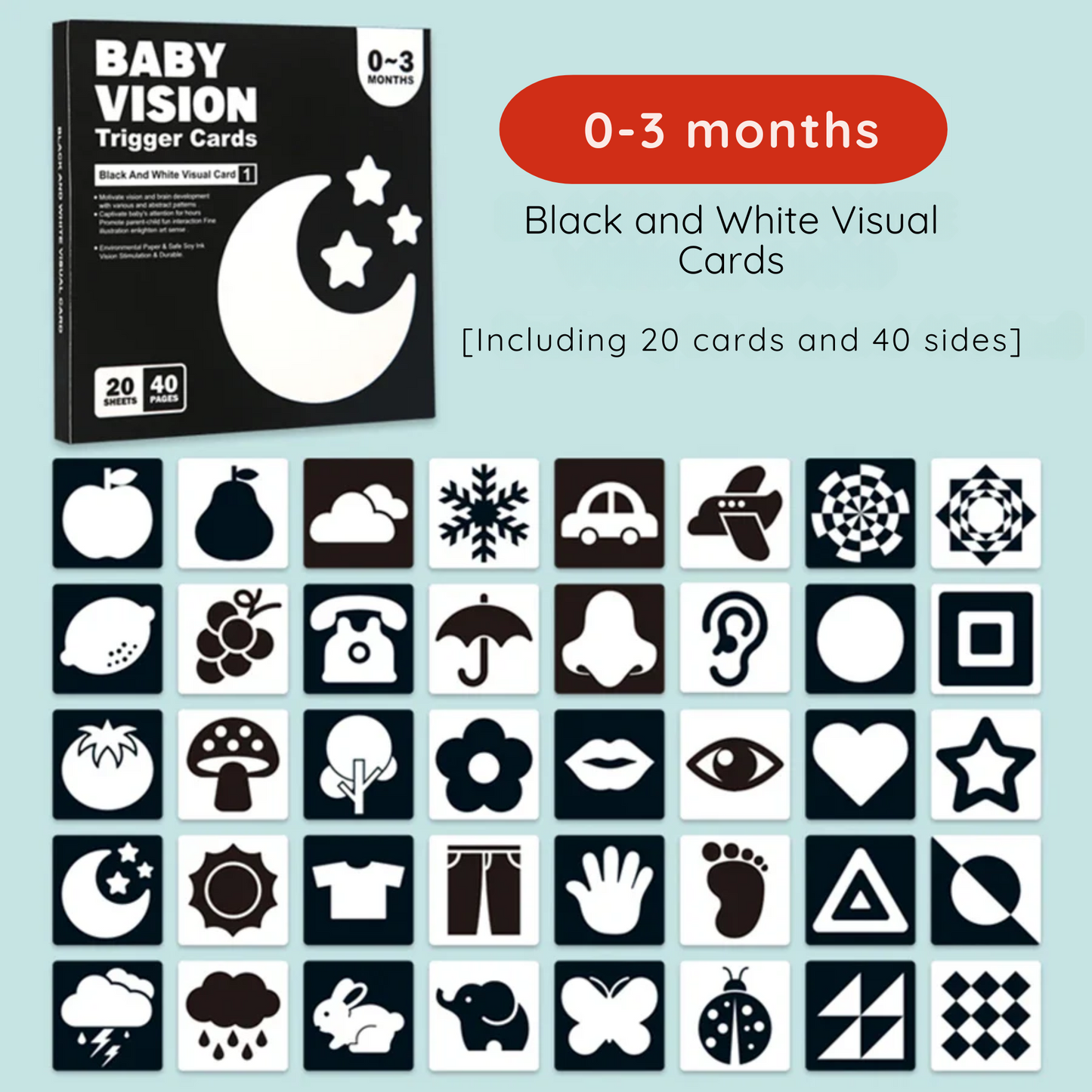 Baby Visual Stimulation Cards