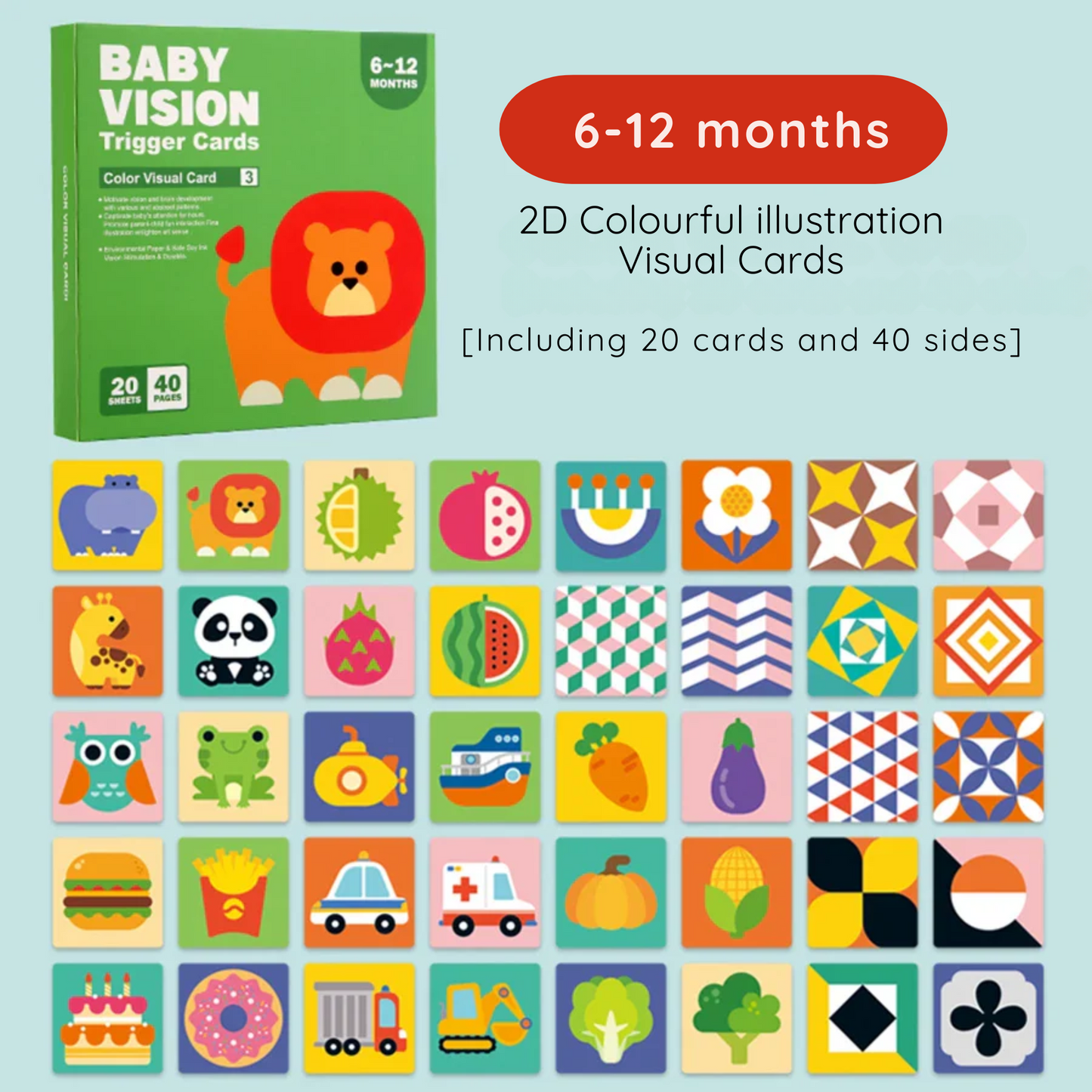 Baby Visual Stimulation Cards