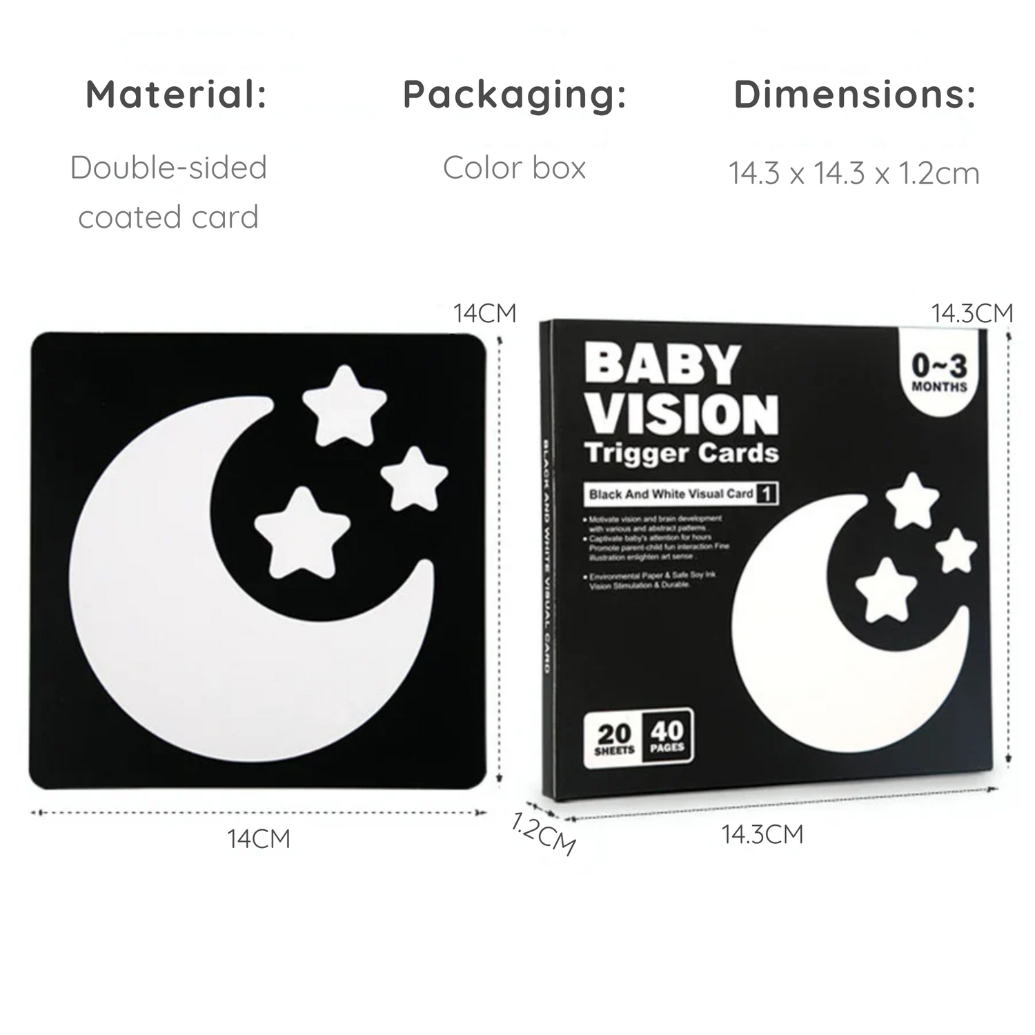 Baby Visual Stimulation Cards