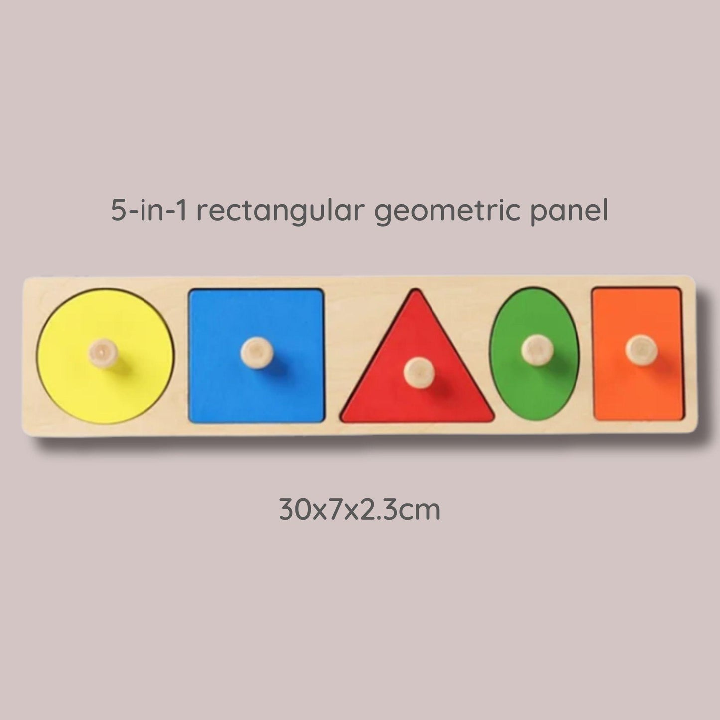LittleEarth Wooden Shape Sorting Board