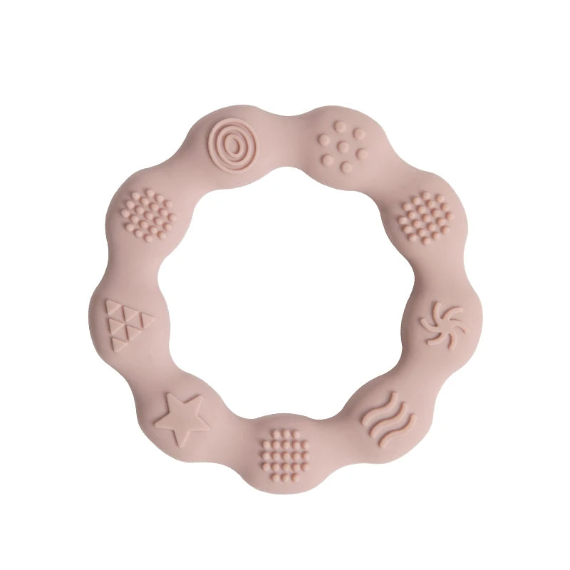 LittleSprout Baby Silicone Ring Teether