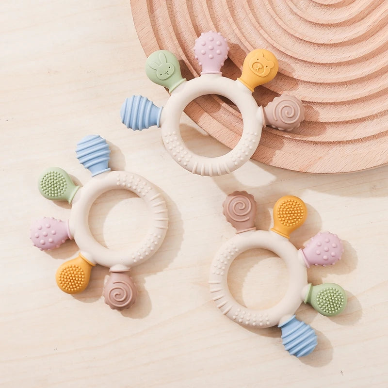 LittleSprout Baby Silicone Teether