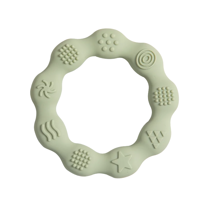 LittleSprout Baby Silicone Ring Teether