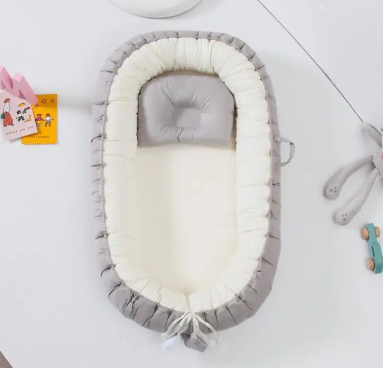 LittleSprout Newborn Baby Nest 85x50cm with Pillow