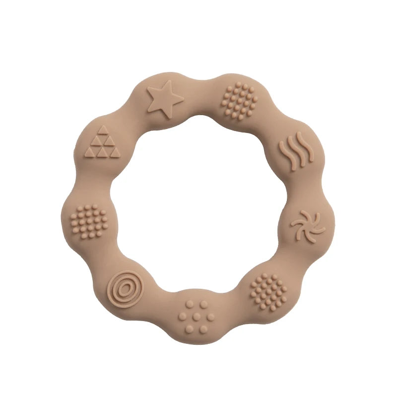 LittleSprout Baby Silicone Ring Teether