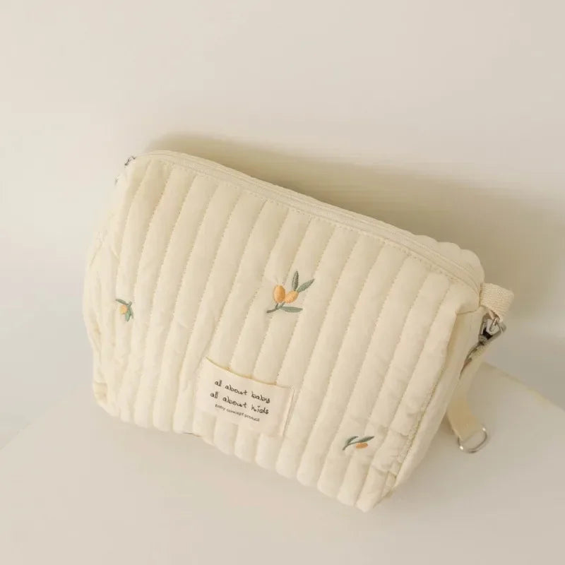 LittleSprout Cotton Nappy Caddy Bag (25 x 16cm)