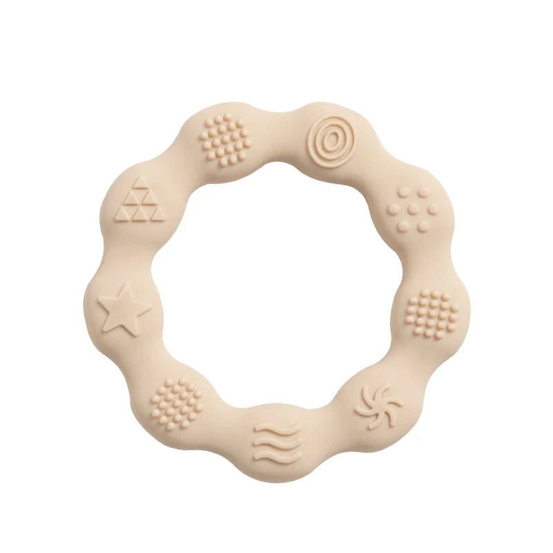 LittleSprout Baby Silicone Ring Teether