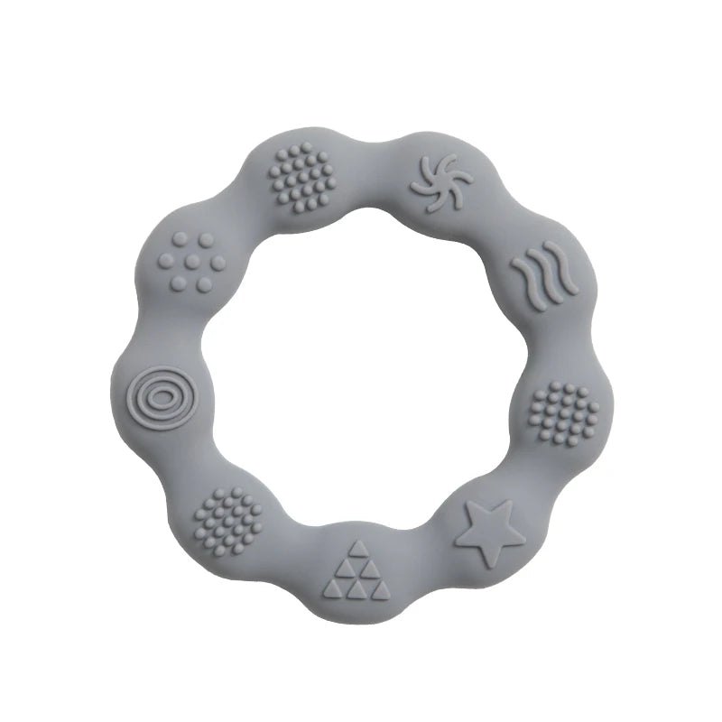 LittleSprout Baby Silicone Ring Teether