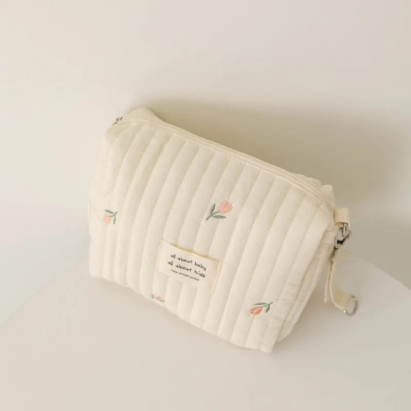 LittleSprout Cotton Nappy Caddy Bag (25 x 16cm)