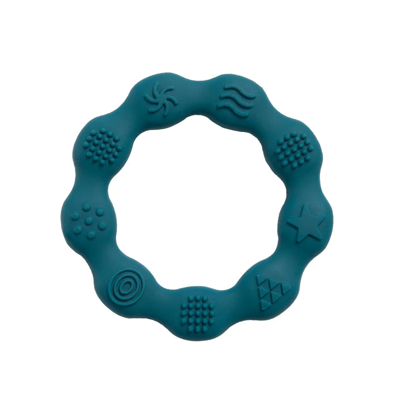 LittleSprout Baby Silicone Ring Teether