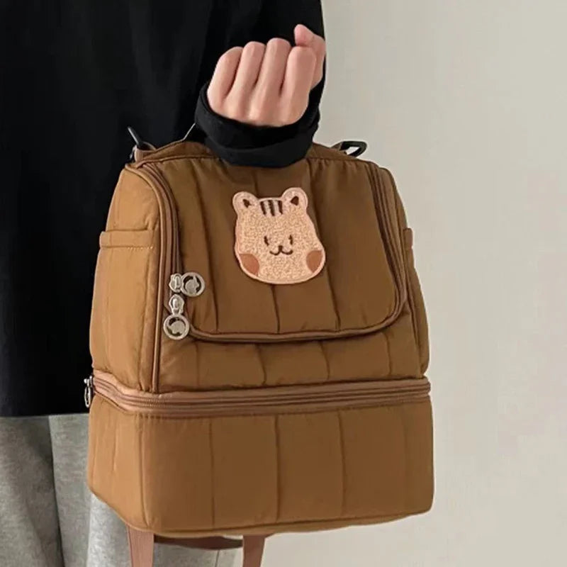 LittleSprout Nappy Changing Backpack with Insulated Bottle Storage