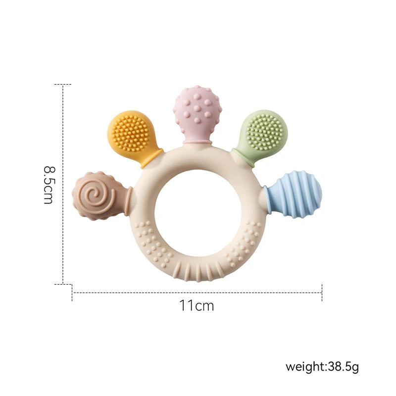 LittleSprout Baby Silicone Teether