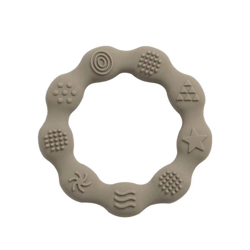 LittleSprout Baby Silicone Ring Teether