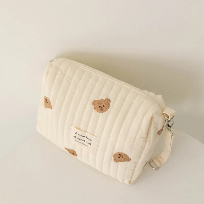 LittleSprout Cotton Nappy Caddy Bag (25 x 16cm)