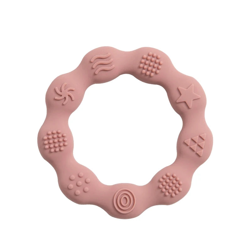 LittleSprout Baby Silicone Ring Teether