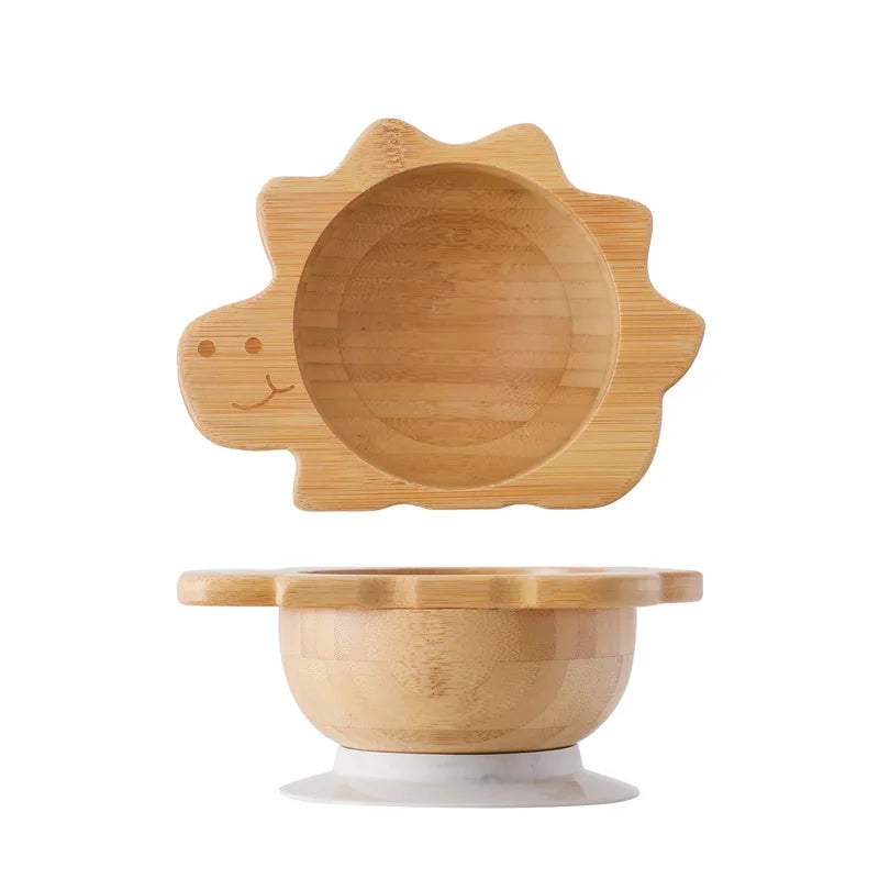 LittleEarth Bamboo Tableware set with suction