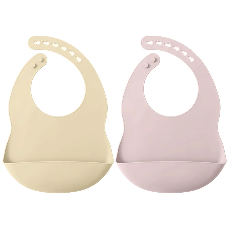 LittleSprout Anti-Spillage Silicone Bibs (2 Pack)