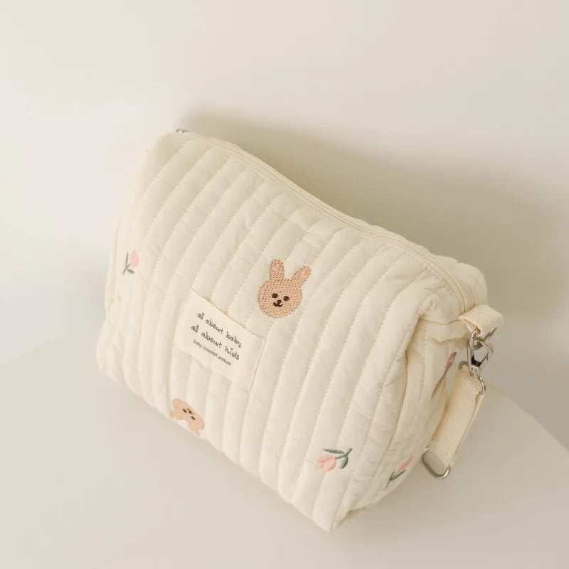 LittleSprout Cotton Nappy Caddy Bag (25 x 16cm)