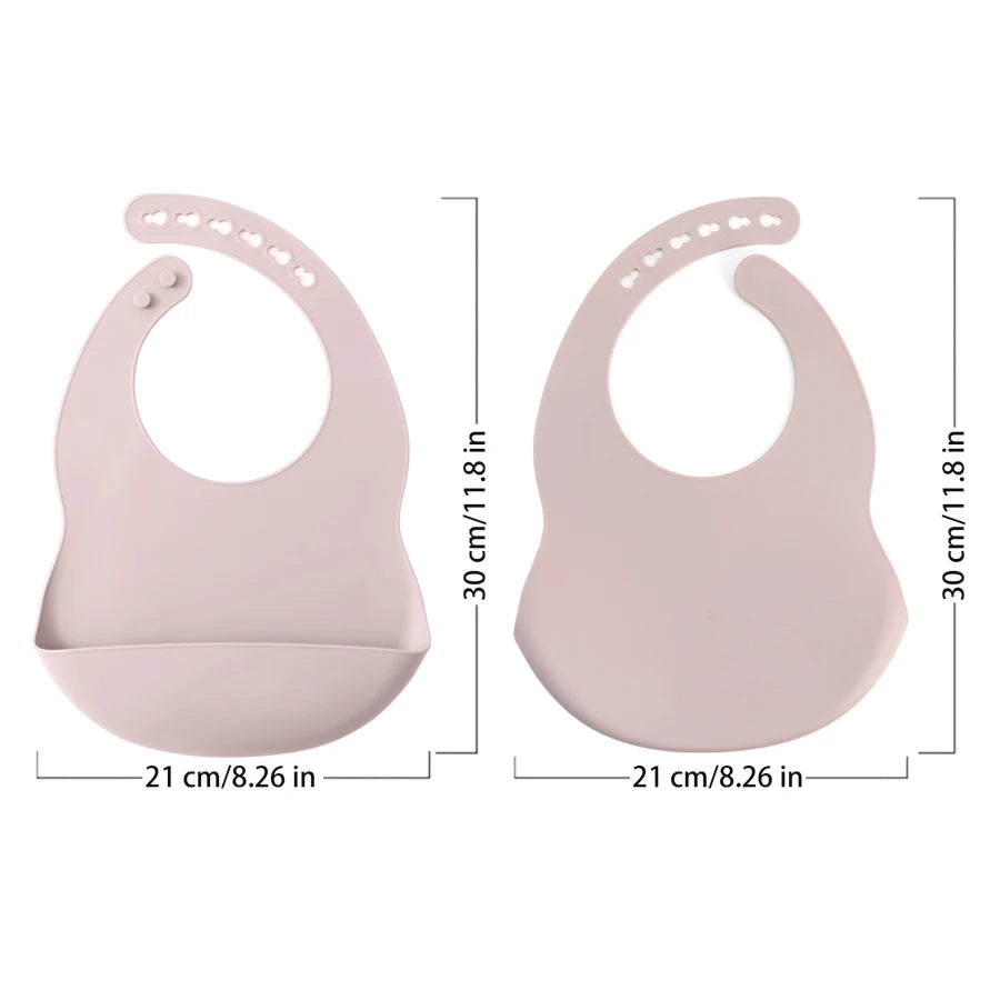 LittleSprout Anti-Spillage Silicone Bibs (2 Pack)