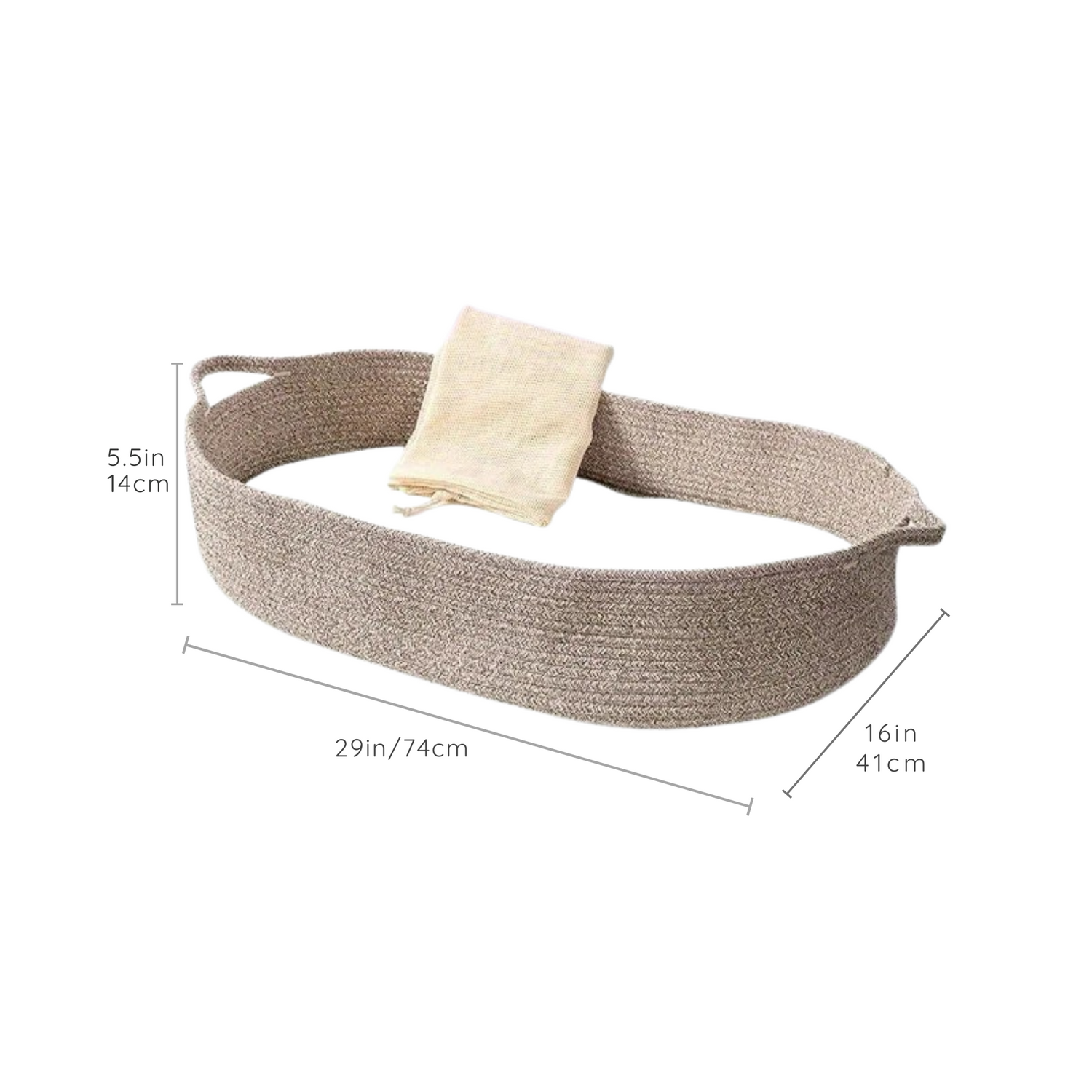LittleEarth Baby Cradle, Baby Nest, Baby Changing (74x41cm)