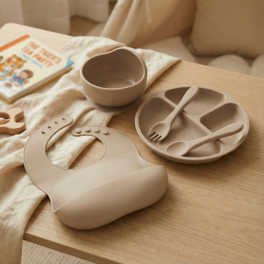 LittleSprout Silicone 5pc Tableware Weaning Set