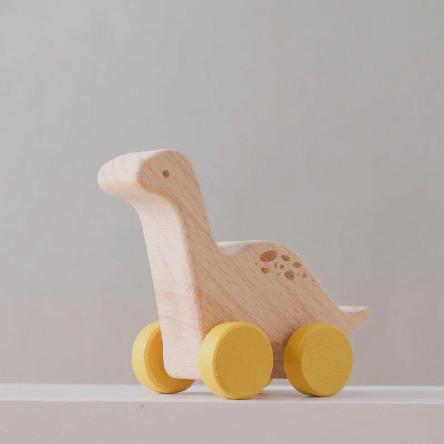 LittleEarth Wooden Teething Dinosaur Toys