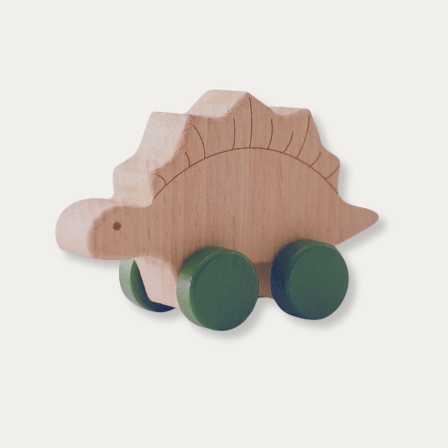 LittleEarth Wooden Teething Dinosaur Toys