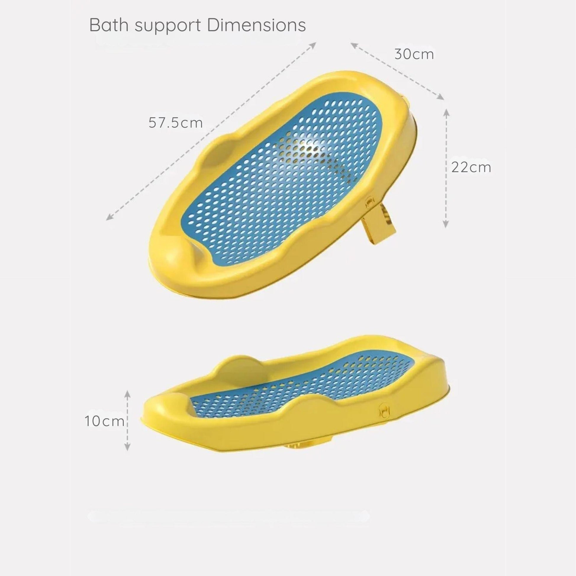 LittleSprout Foldable Baby Bath Tub with Newborn Support
