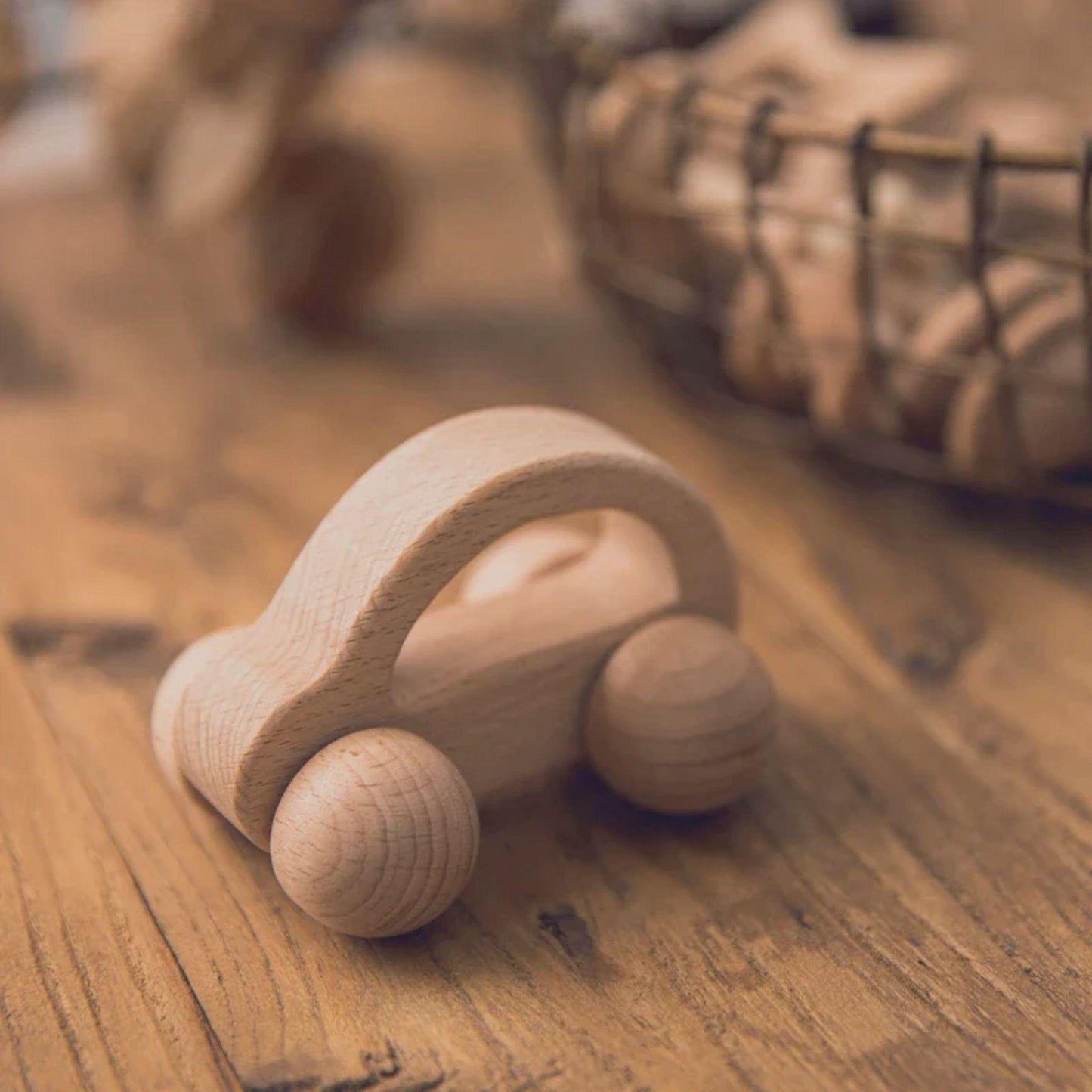 LittleEarth Wooden Rattle Set