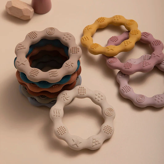 LittleSprout Baby Silicone Ring Teether