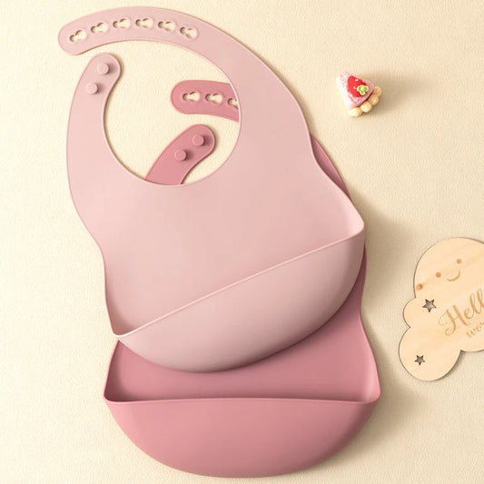 LittleSprout Anti-Spillage Silicone Bibs (2 Pack)